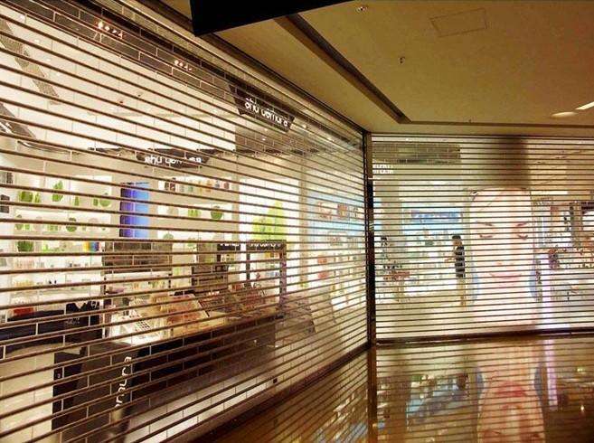 水晶卷簾門展示